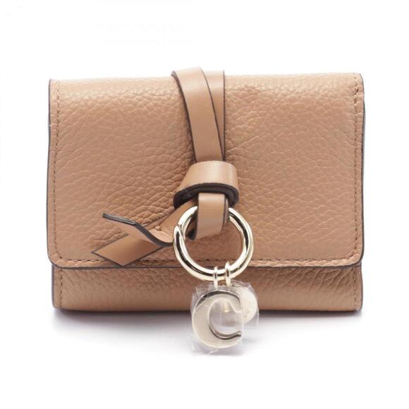CHLOE Brown Leather Wallet - Picture 1 of 7